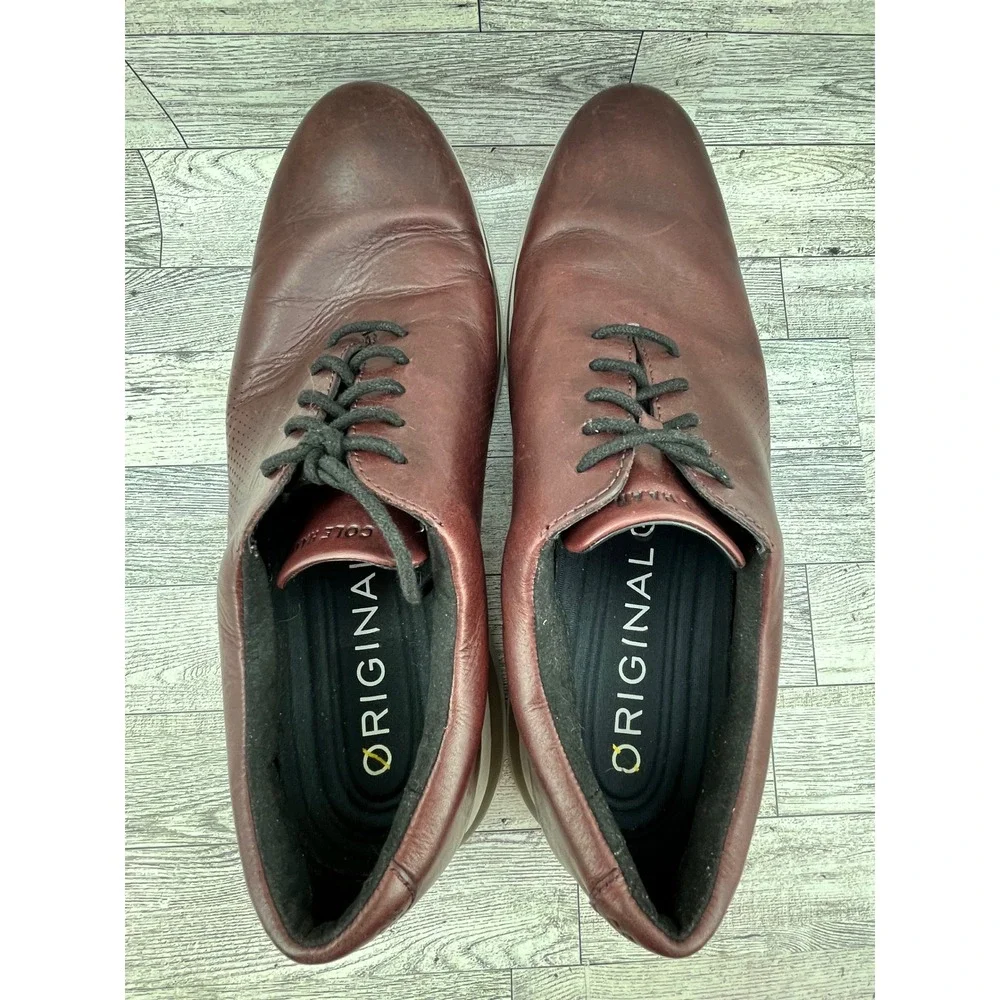 Cole Haan OriginalGrand Ultra Wingtip Oxford Burgundy Leather C33532 Men 11.5M